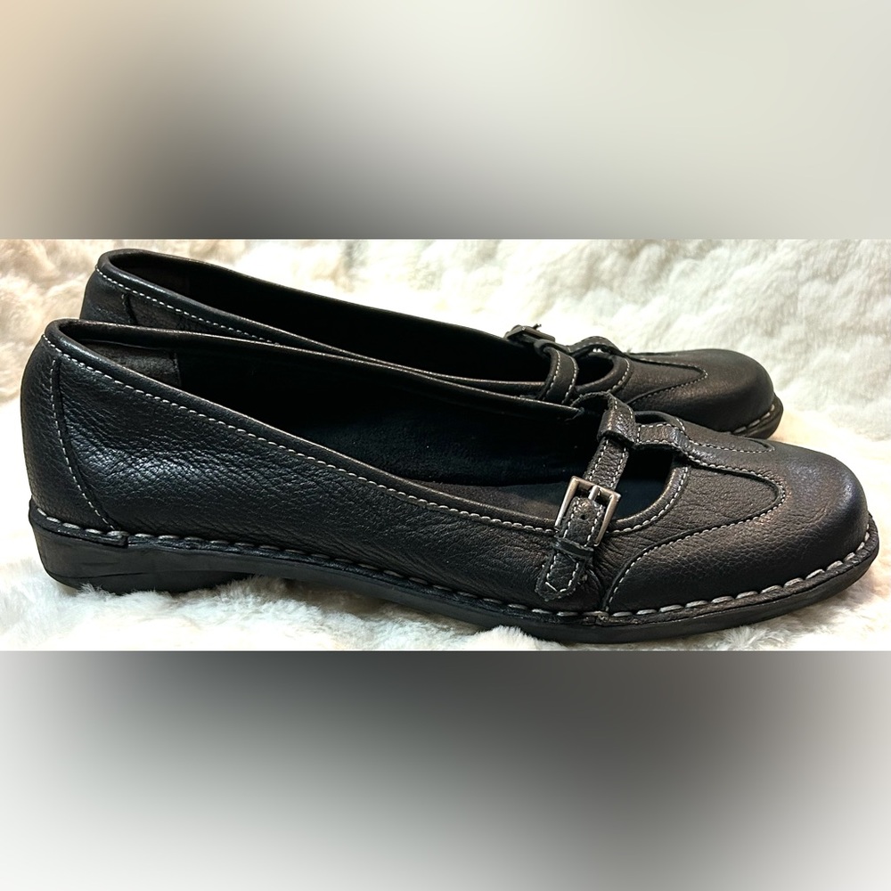Naturalizer Sheridan Black Leather Mary Jane Flats Women's size 8M - Picture 10 of 14
